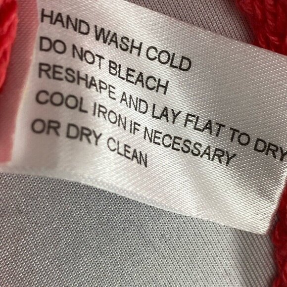 Cullen Women's Coral Pink Linen Sleeveless Luxury Crewneck Knit Tunic Top S/C36 - Picture 7 of 9